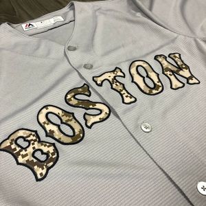 red sox camo shirt